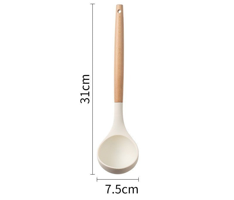 Ustensiles de cuisine | coffret en silicone et bois