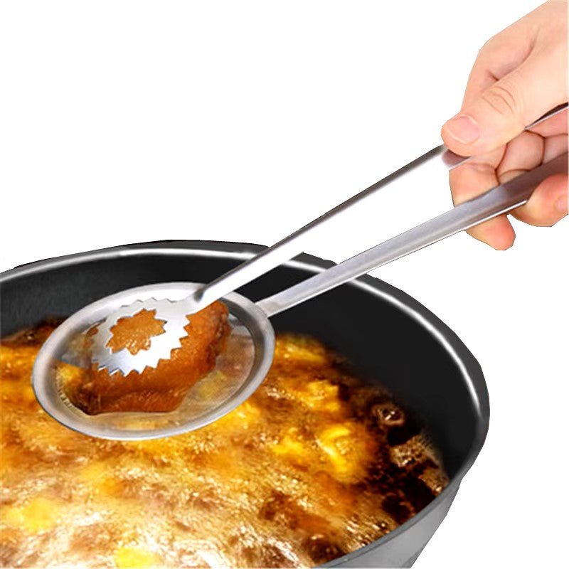 Spatule pince filtrante pour aliments frits - Cuisinehcn