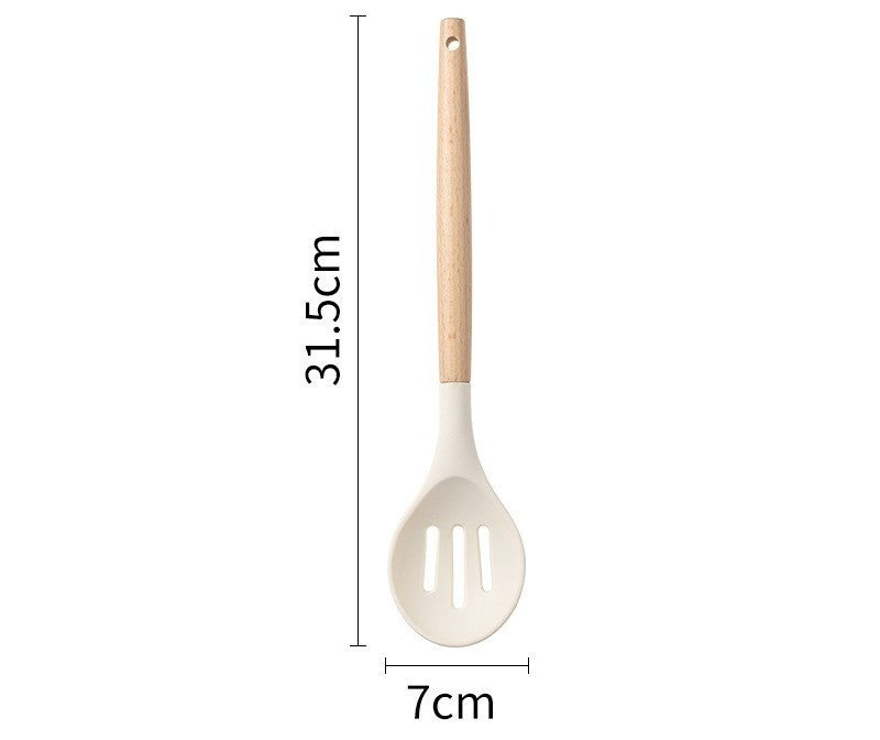 Ustensiles de cuisine | coffret en silicone et bois