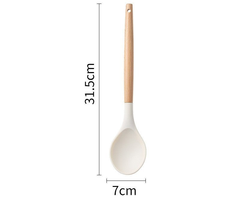 Ustensiles de cuisine | coffret en silicone et bois