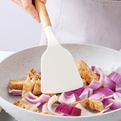 Ustensiles de cuisine | coffret en silicone et bois
